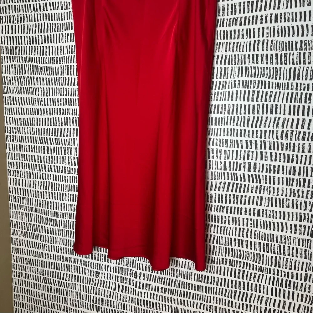 J. Crew Red A-Line Skirt